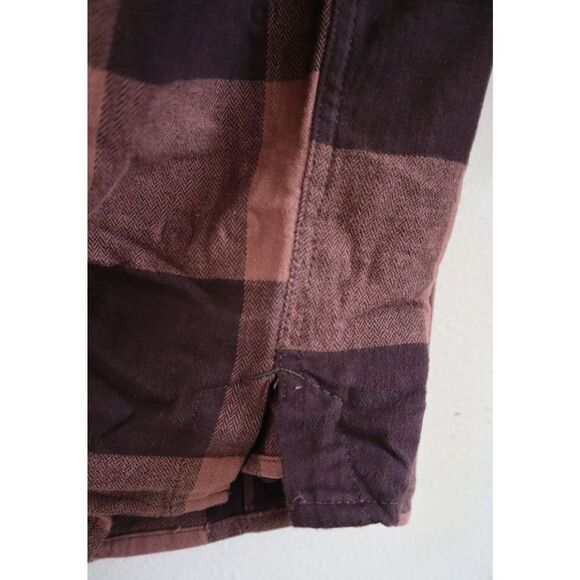 Carhartt Women's Sz L (12-14) Rugged Flex Loose Fit Midweight L/S Flannel Shirt - Picture 7 of 10